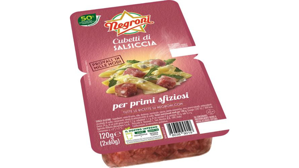 CUBETTI SALSICCIA AFFUMICATA