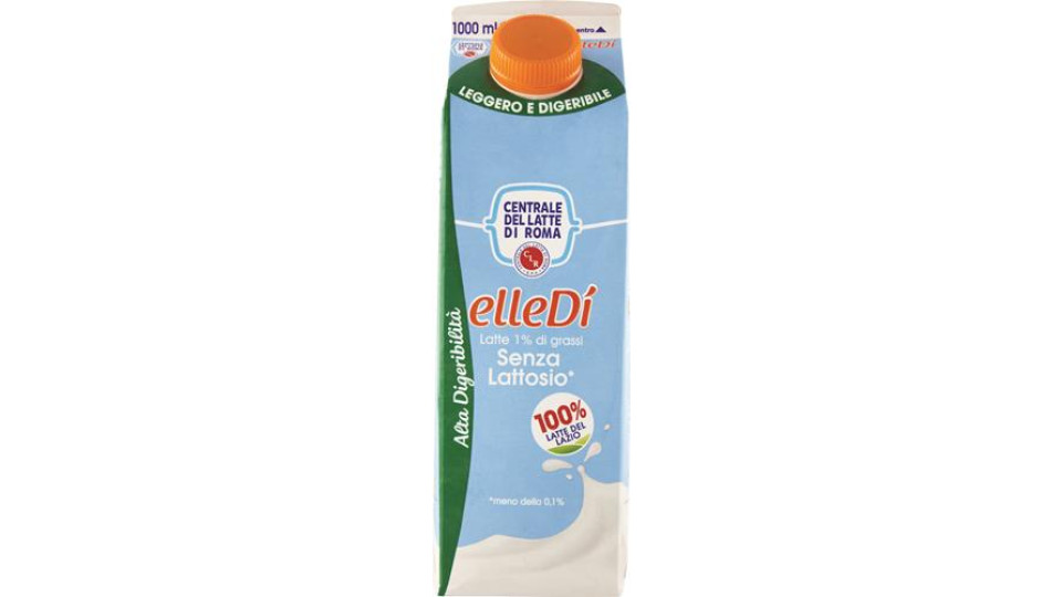 LATTE 1% GRASSI MICROFILTRATO SENZA LATTOSIO <0,1%