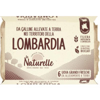 6 NATURELLE LOMBARDIA DA GALLINE ALLEVATE A TERRA