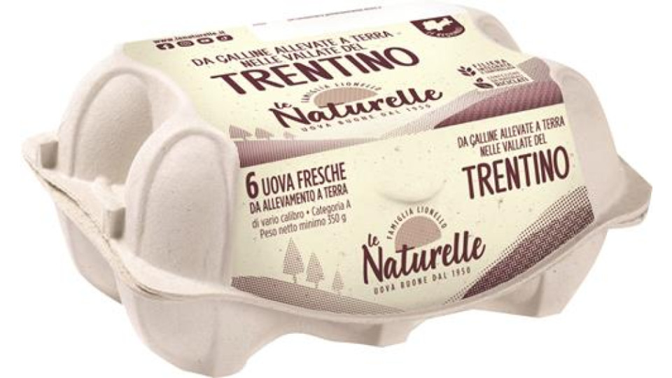 6 NATURELLE TRENTINO DA GALLEINE ALLEVATE A TERRA