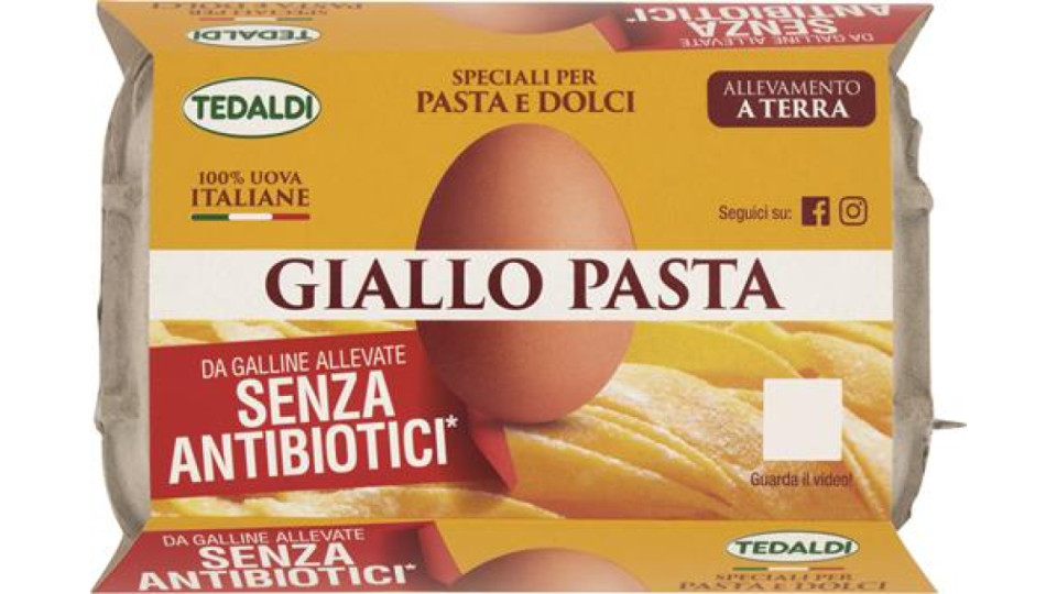 6 UOVA TERRA M GIALLO PASTA