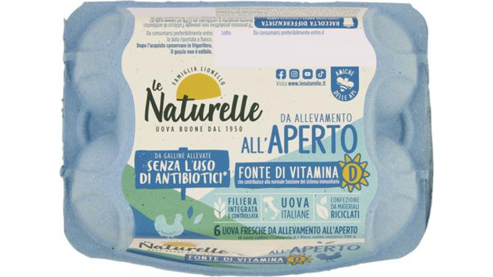 NATURELLE ABF ALL.APERTO VIT.D X6 CAL.DIV. CAT.A