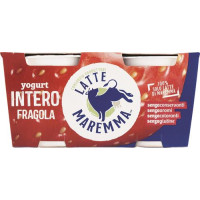 YOGURT INTERO FRAGOLA 2 X 125 GR. LATTE MAREMMA