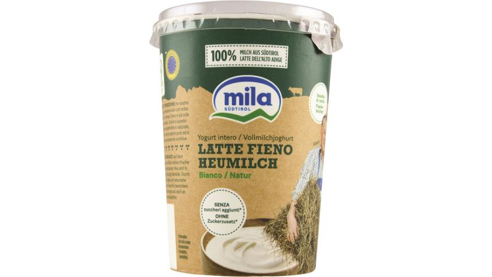 YOGURT INTERO FIENO BIANCO MILA