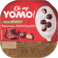 OH MY YOMO BICOMP 140G BIANCO & BOTTONCINI CIOCCO AL LATTE