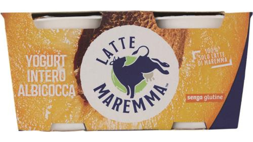 YOGURT INTERO ALBICOCCA 2 X 125 GR. LATTE MAREMMA