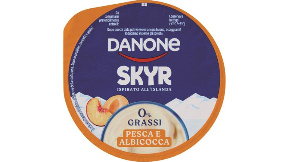 DANONE SKYR PESCA E ALBICOCCA 1X150G