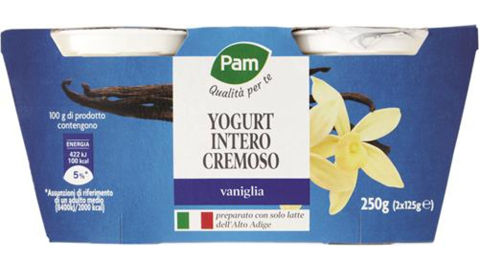 2 YOGURT CREMOSO VANIGLIA