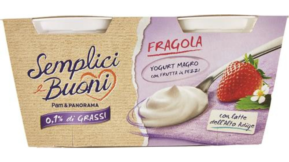 2 YOGURT MAGRO FRAGOLA