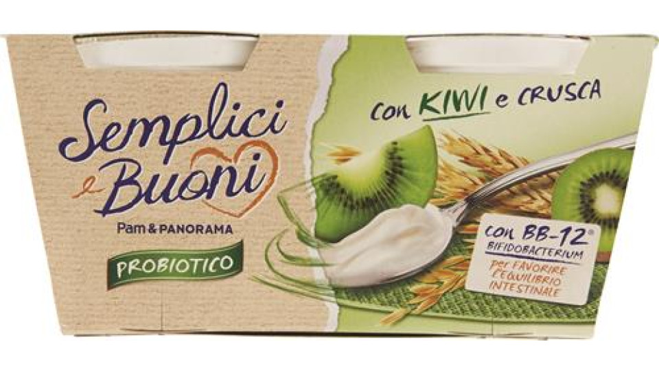 2 YOGURT PROBIOTICI KIWI-FIBRE