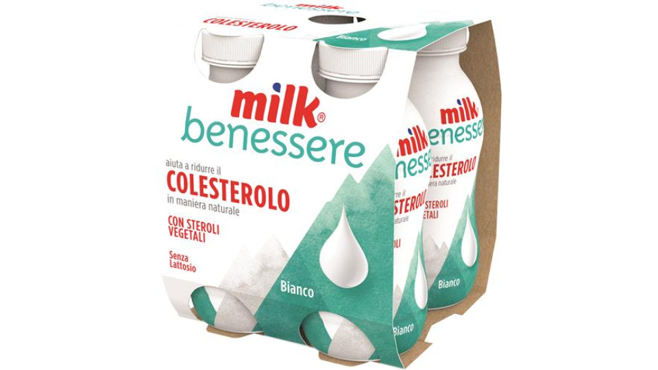 4 X MILK RIDUZIONE COLESTEROLO BIANCO