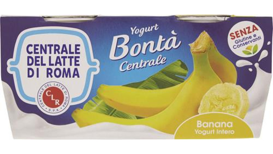 YOGURT INTERO BANANA 115X2