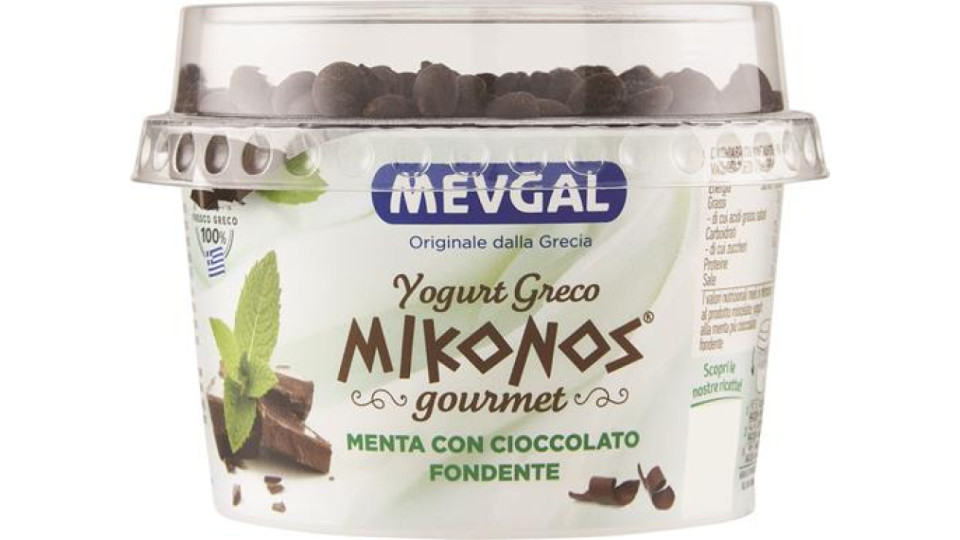 YOGURT GRECO GOURMET MENTA CIOCCOLATO G165