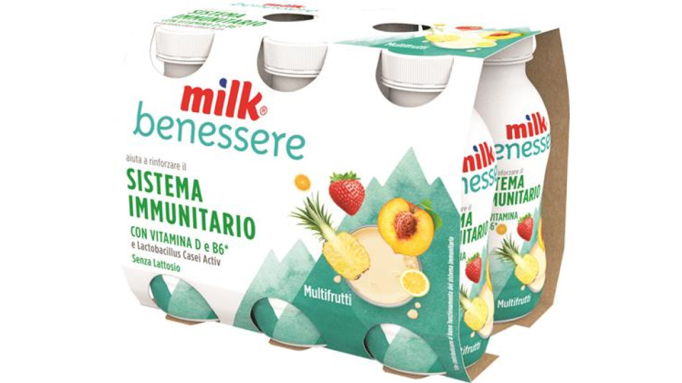 6 X MILK DIFESE IMMUNITARIE MULTIFRUTTI