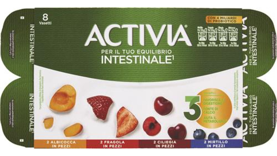 ACTIVIA YOGURT FIBRE GUSTI ASSORTITI