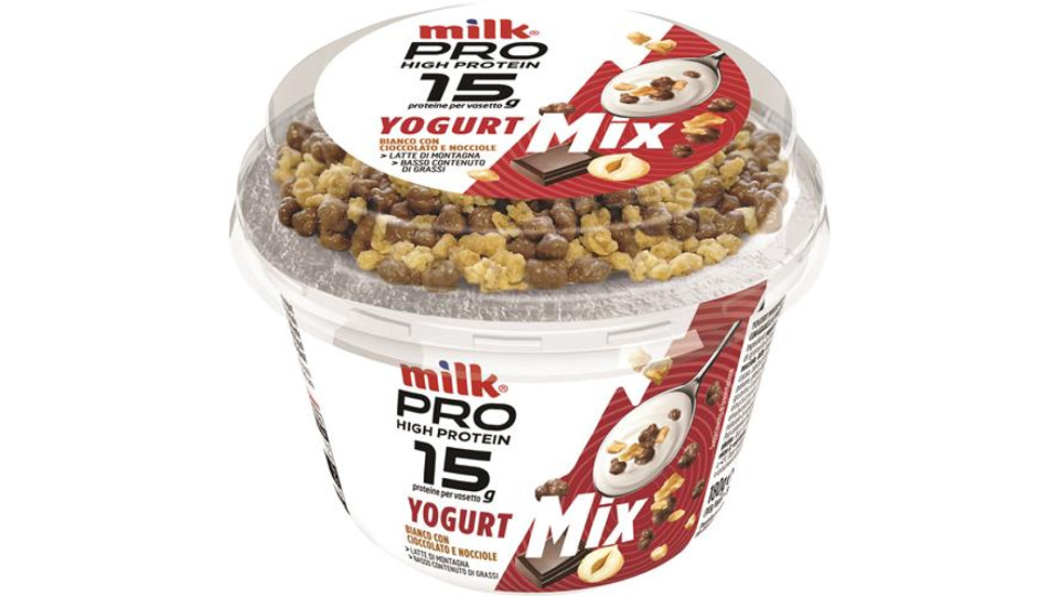 MILK PRO YOGURT MIX CIOCCOLATO E NOCCIOLA 180G