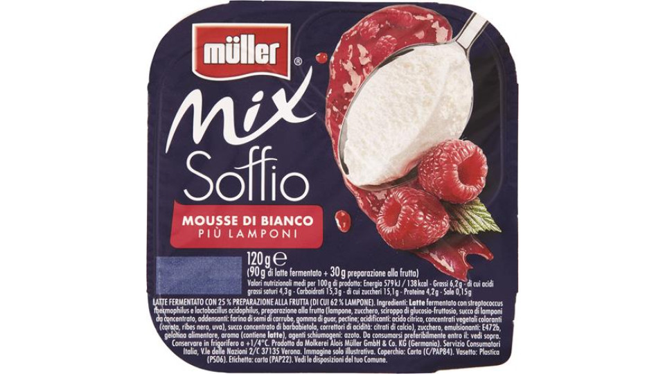 MULLER MIX SOFFIO LAMPONE