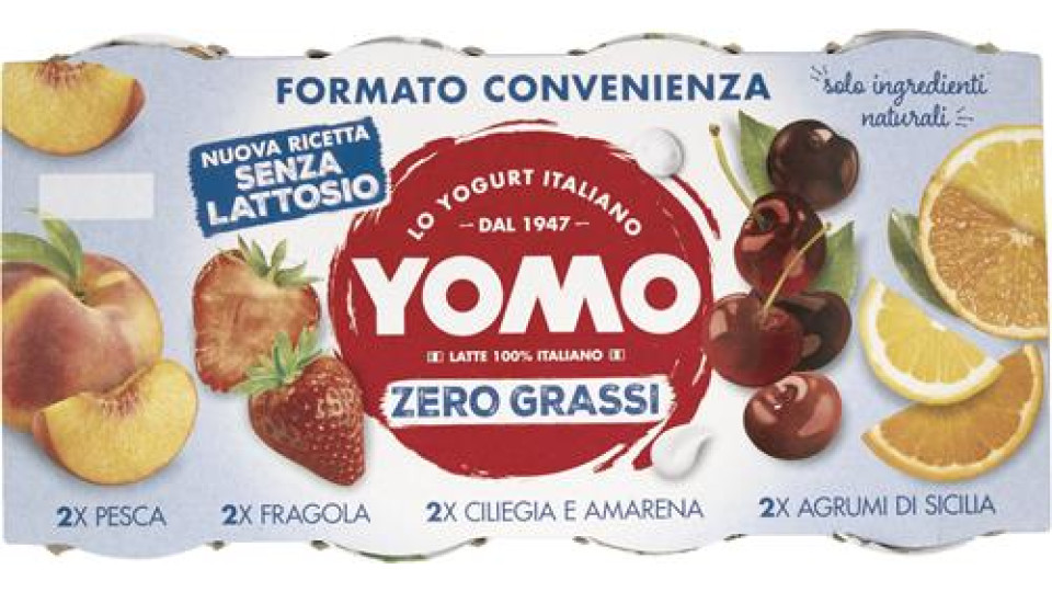 8 YOMO FRUTTA MAGRI SENZA LATTORIO
