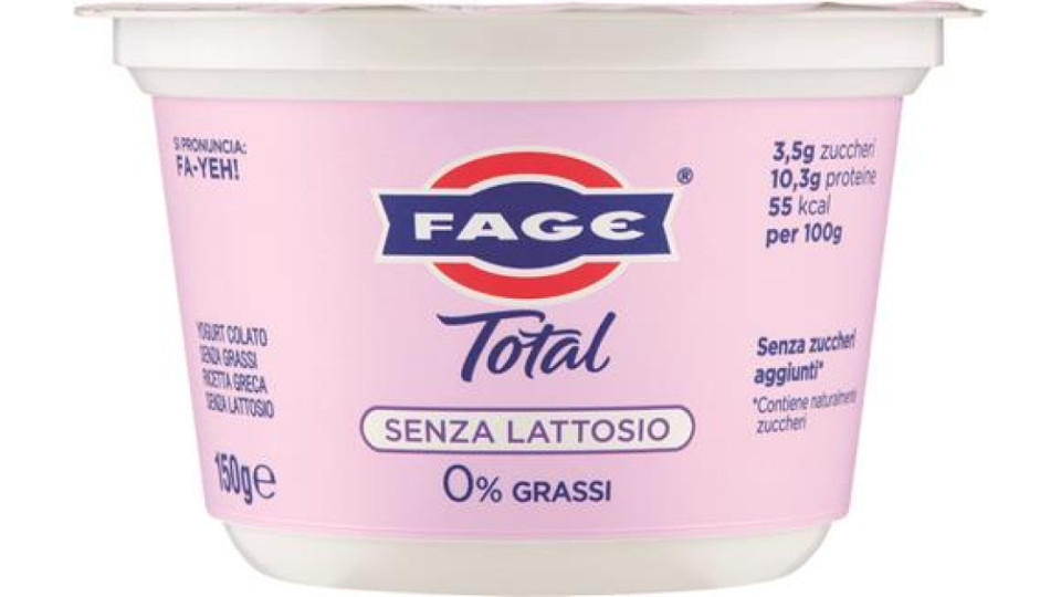 FAGE BIANCO 0% SENZA LATTOSIO