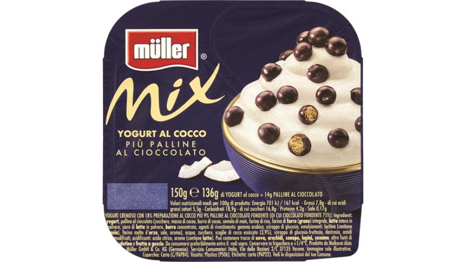 CREMA YOGURT MIX COCCO -CIOCCOLATO