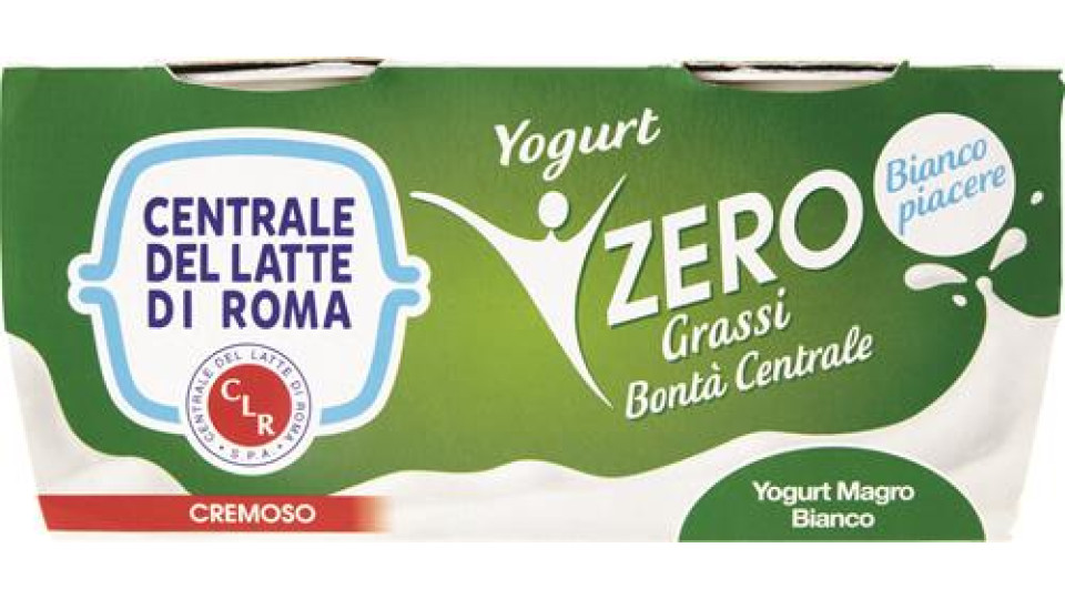 YOGURT MAGRO NATURALE GR 125X2 CENTRALE LATTE ROMA