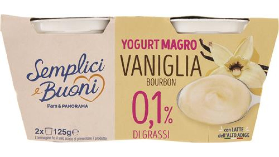 S&B 2 YOGURT MAGRI VANIGLIA BOURBON 2X125