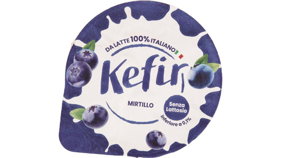 KEFIR MIRTILLO SENZA LATTOSIO AL CUCCHIAIO