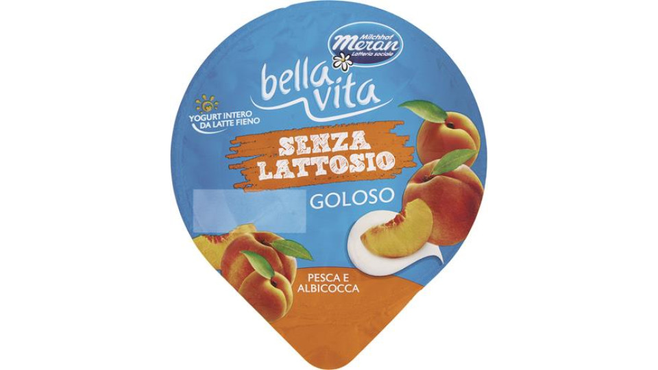 YOGURT SENZA LATTOSIO GOLOSO PESCA ALBICCOCCA