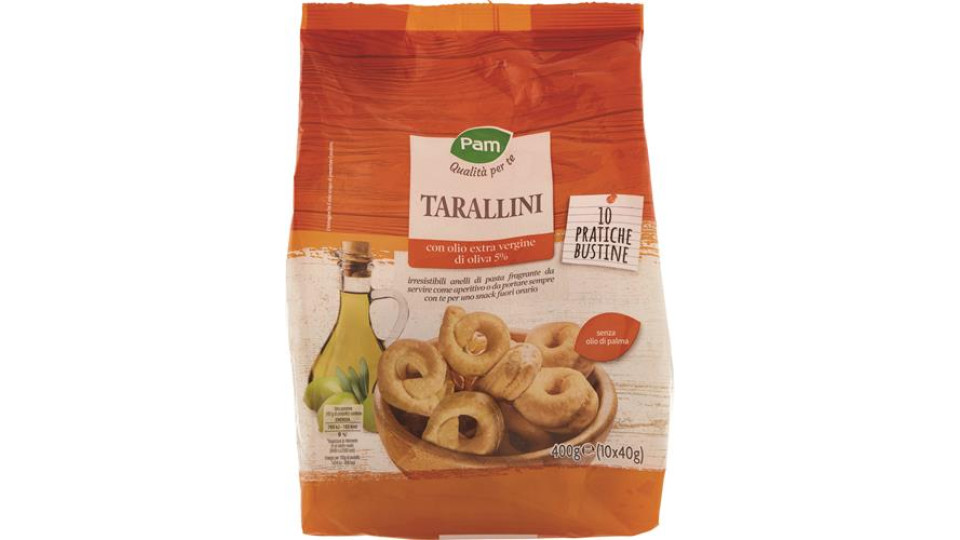 TARALLI CON OLIO EXTRA VERGINE DI OLIVA MULTIPACK