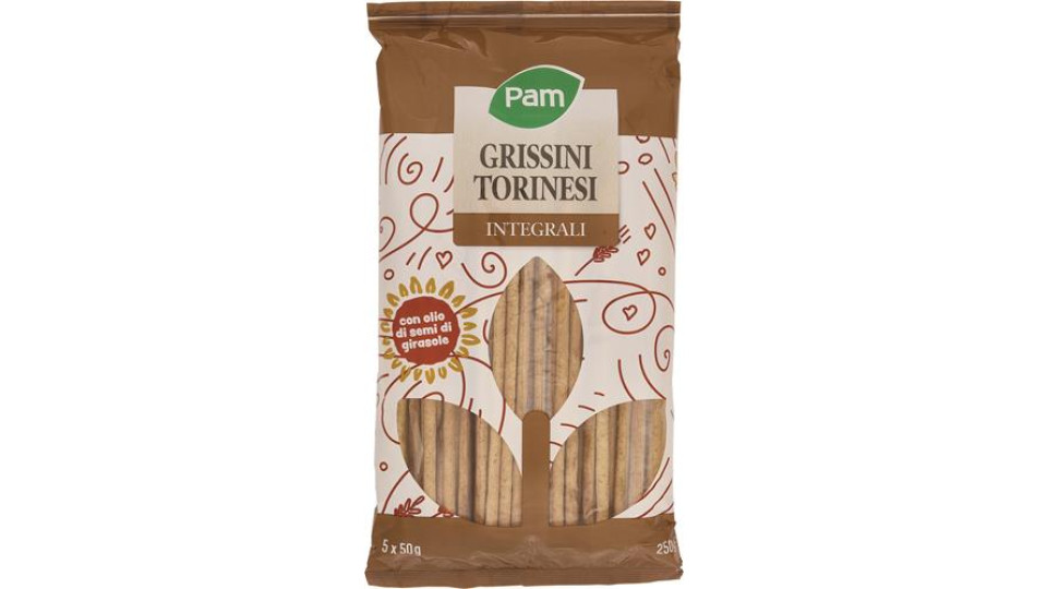 GRISSINI TORINESI INTEGRALI GR50X5