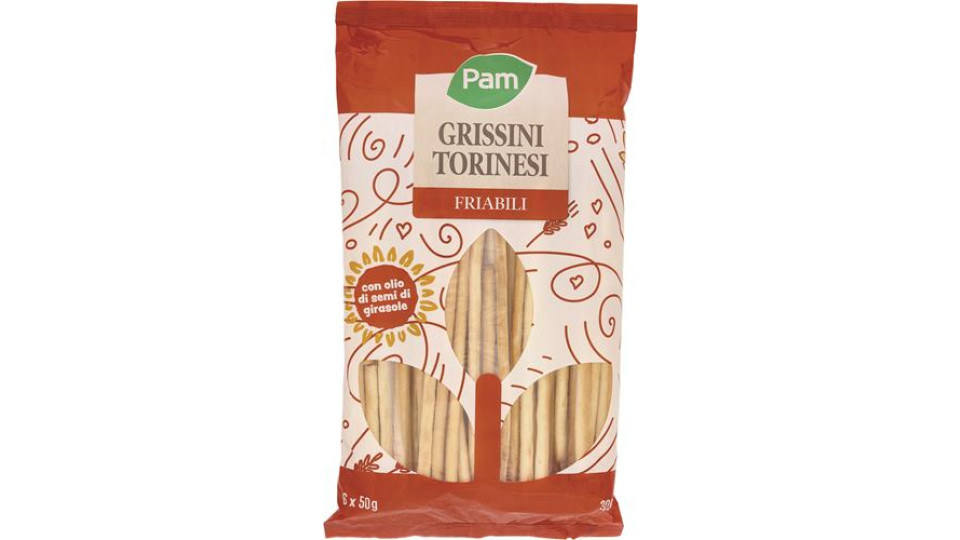 GRISSINI TORINESI FRIABILI GR50X6