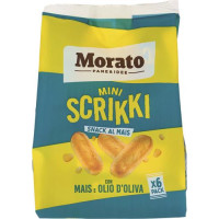GRISSINI MORATO MINI SCRIKKI AL MAIS MONOPORZIONE 210GR