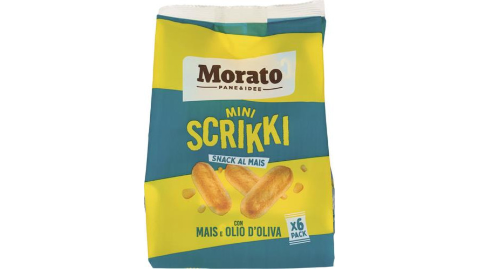 GRISSINI MORATO MINI SCRIKKI AL MAIS MONOPORZIONE 210GR