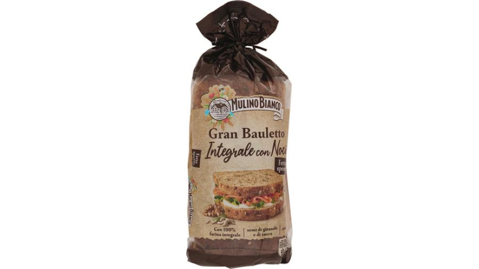 PANE A FETTE GRANBAULETTO INTEGRALE CON NOCI