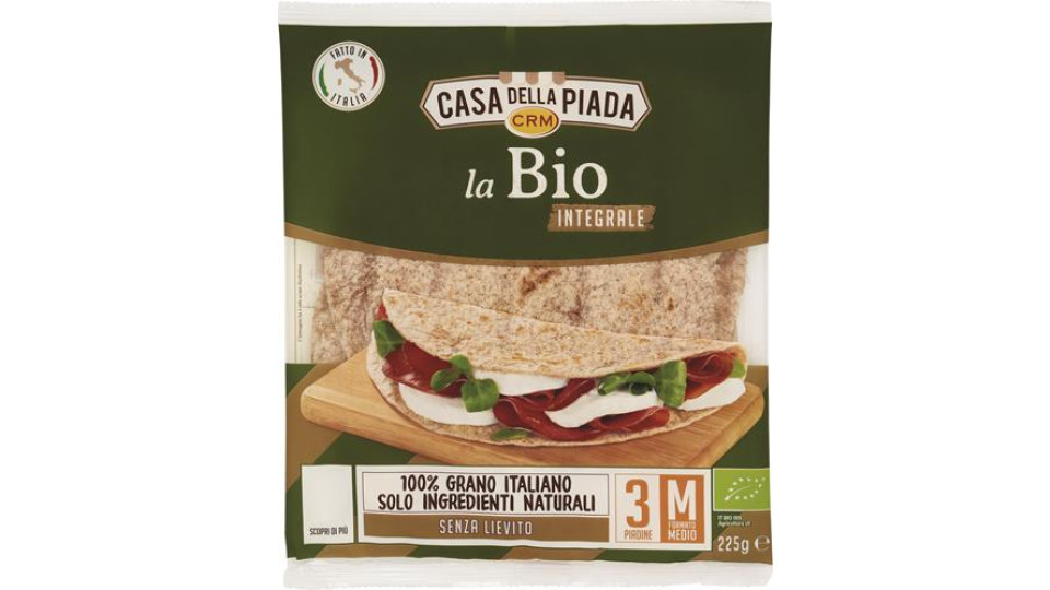 PIADA LA SFOGLIATA INTEGRALE BIO