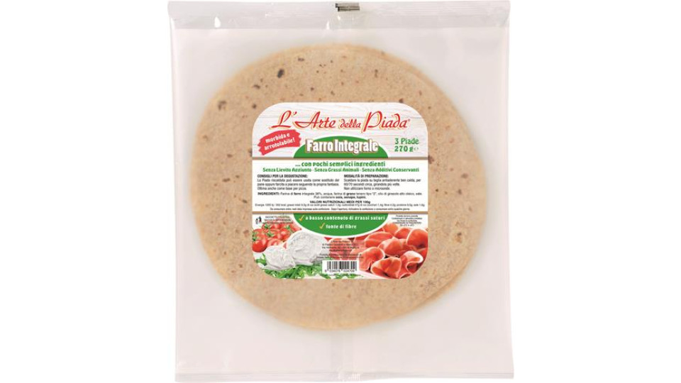 3 PIADA AL FARRO INTEGRALE