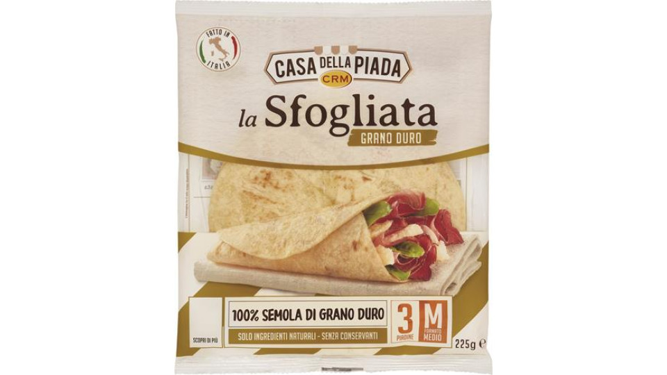PIADA SFOGLIATA GRANO DURO