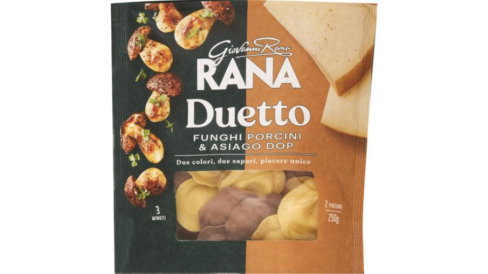 DUETTO RANA PORCINI E ASIAGO