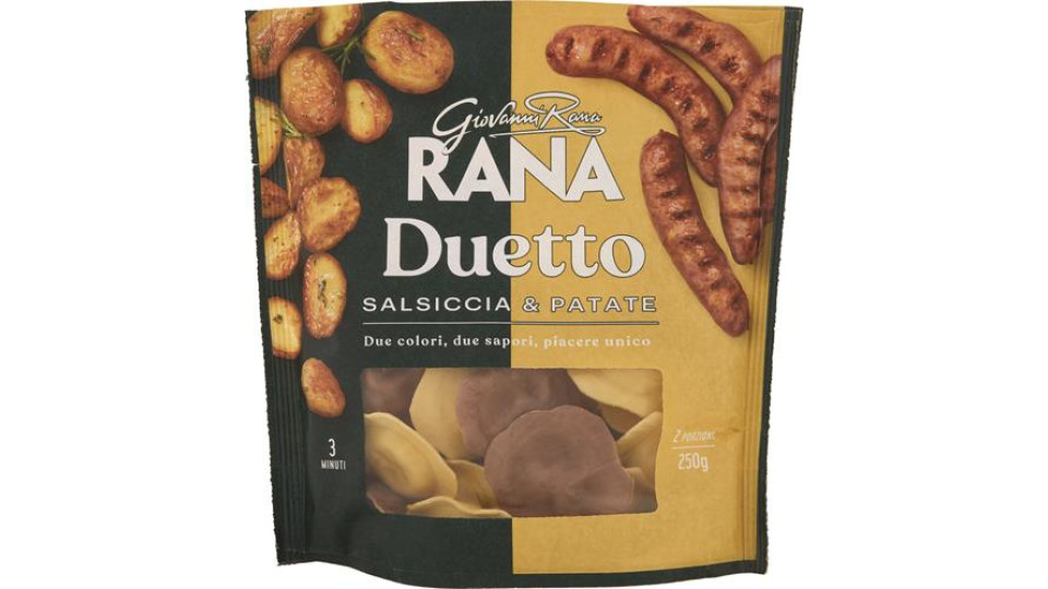DUETTO RANA SASLSICCIA E PATATE
