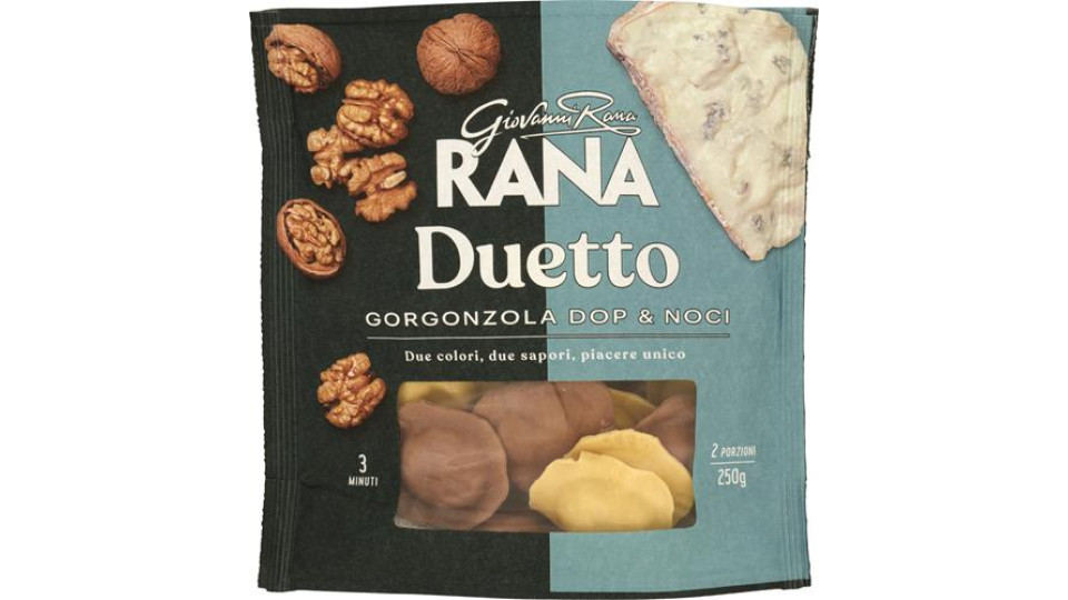 DUETTO RANA NOCI E GORGONZOLA