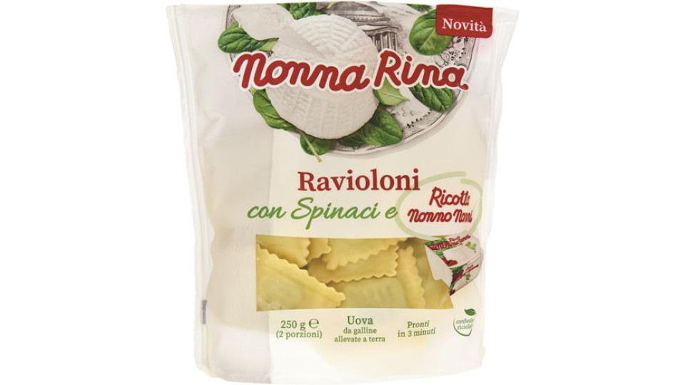 RAVIOLONI CON RICOTTA E SPINACI