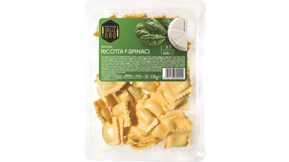 RAVIOLI RICOTTA E SPINACI
