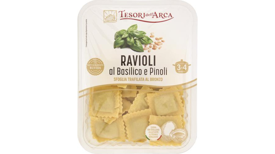 TESORI DELL'ARCA RAVIOLI BASILICO E PINOLI