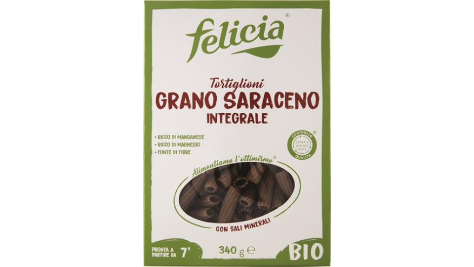 TORTIGLIONI BIO SENZA GLUTINE GRANO SARAENO