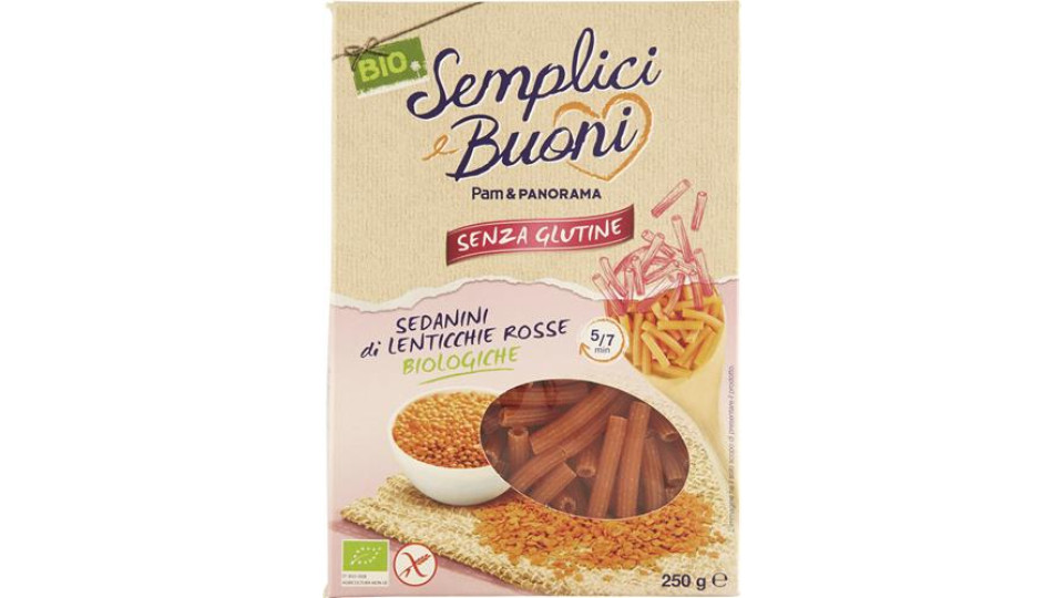 PASTA SEDANINI E PISELLI BIO - SENZA GLUTINE