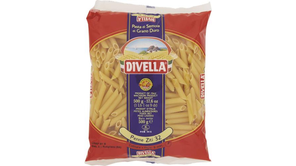 PASTA DI SEMOLA PENNE ZITI RIGATE