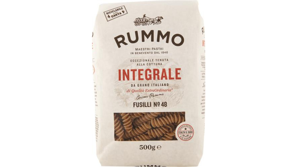 FUSILLI INTEGRALI N°48 LENTA LAVORAZIONE