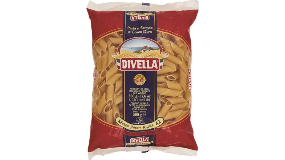 PASTA DI SEMOLA MEZZE PENNE RIGATE