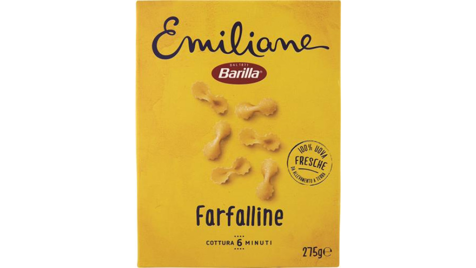 PASTA UOVO FARFALLINE