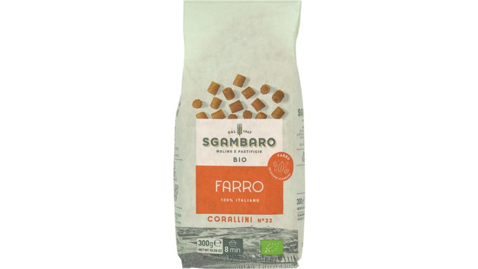 CORRALLINI RIGATI PASTA AL FARRO